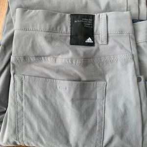 Adidas Men's Primegreen Golf Pants Size 34x30 Gray